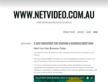 Tablet Screenshot of netvideo.com.au